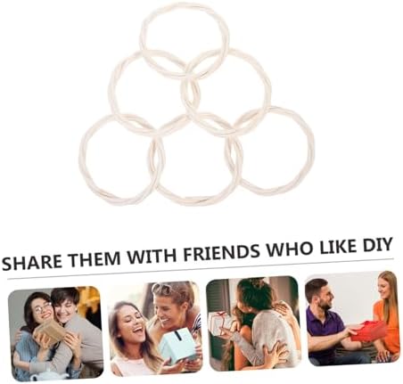 NOLITOY 6pcs Rattan Wreath Crafting Kit for Decorations