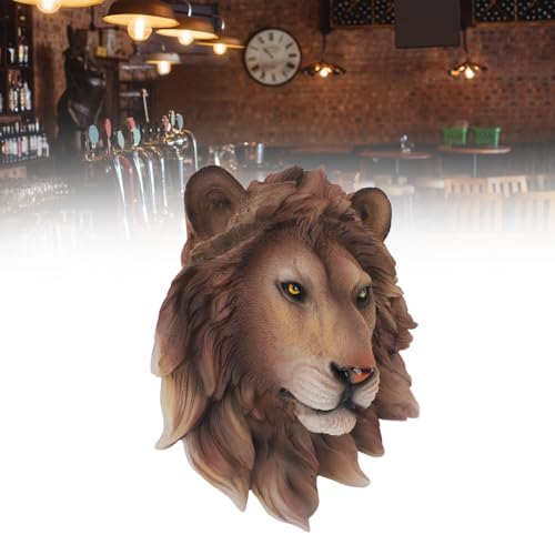 Segrehy 3D Animal Head Resin Wall Sculpture