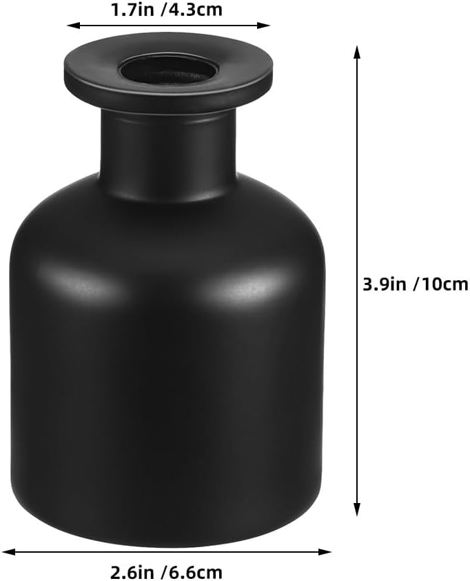 NOLITOY 2PCS Empty Glass Diffuser Bottle Set