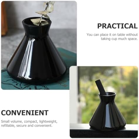 VILLCASE Glass Diffuser Bottle Refillable Aromatherapy Essential Oil Jar