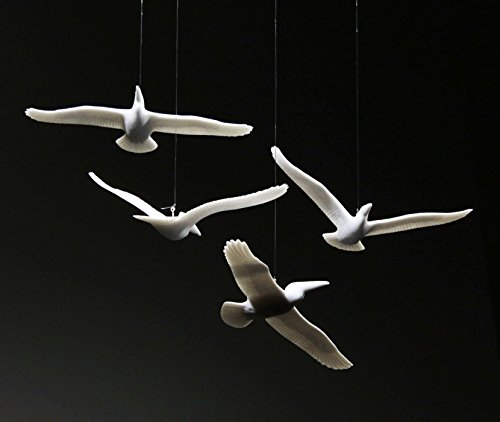 John Perry Studio Four Pelican Mobile Sculpture 6in Wingspan