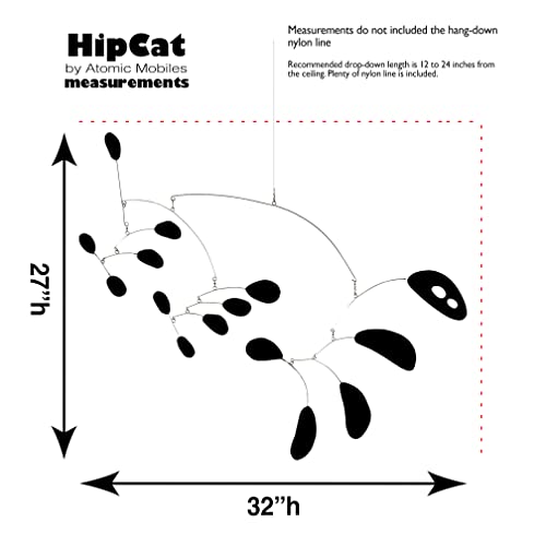 Elegant HipCat Art Mobile 27 x 32 - Retro Mid Century Modern Design
