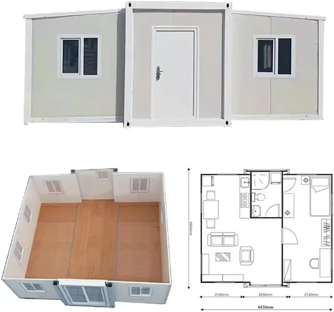 Portable Expandable Plastic Prefab House for Commercial Use
