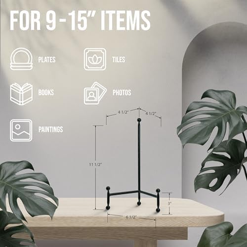 Red Co Modern Black Easel Display Stand