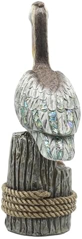 Lukitas Standing Pelican Statue 14 Inch Resin Decor