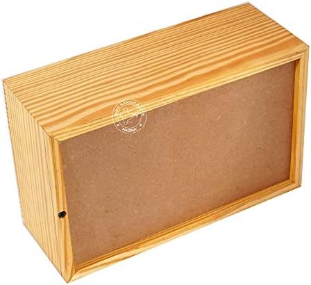 Handcrafted Wooden Cremation Urn for Adult Ashes - 250 LB Capacity
