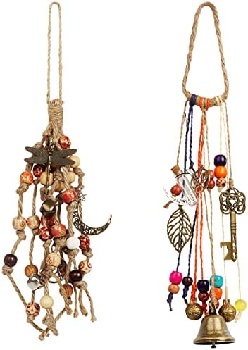 Witch Bells for Magic Home Protection Handmade Wicca Decor for Door Knob