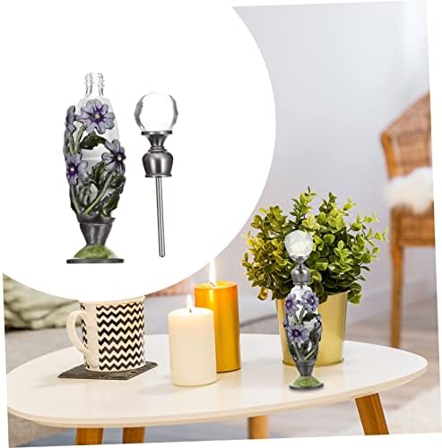 Vintage Refillable Essential Oil Bottle Set for Travel and Home Use