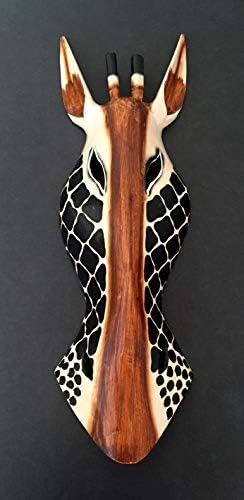 OMA African Mask Wall Decor Zebra Giraffe Safari Art