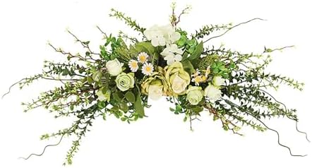 Lovmeety Artificial Flower Swag for Door Wall Decor