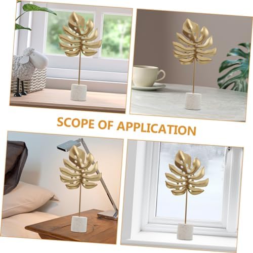 Wakauto Light Luxury Iron Monstera Leaf Decor