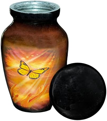 Small Cremation Keepsake Mini Urn with Velvet Box