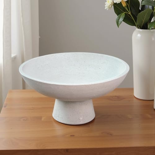 Elegant Off-White Travertine Fruit Bowl 118 Inch
