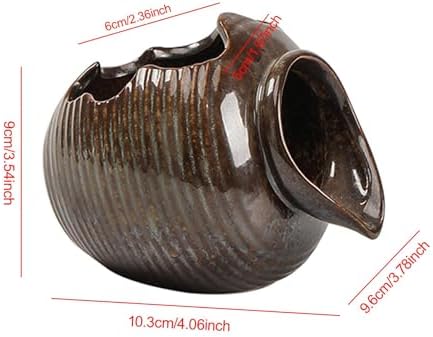 Ceramic Circulating Fountain Jar 4x37x35 Inch Tabletop Decoration