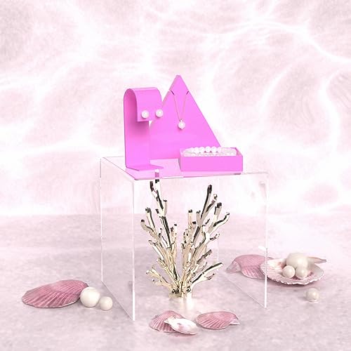 Acrylic Display Riser Stand 8 Inch Clear Square
