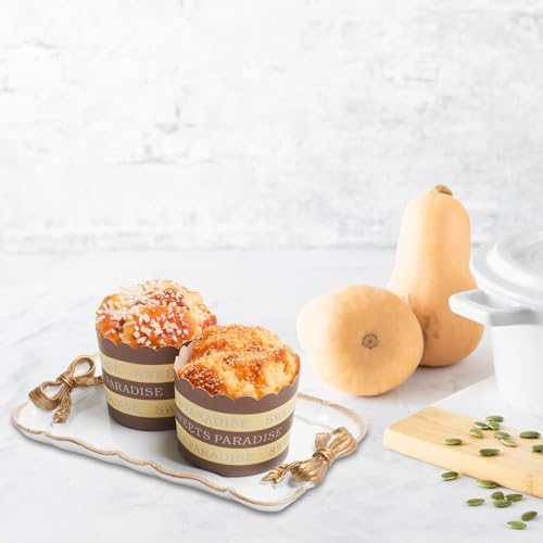 Vintage Decorative Tray Jewelry Organizer Retro Design Bow Resin Plate