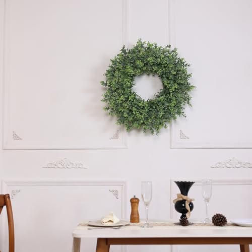 26 Artificial Boxwood Wreath for Front Door