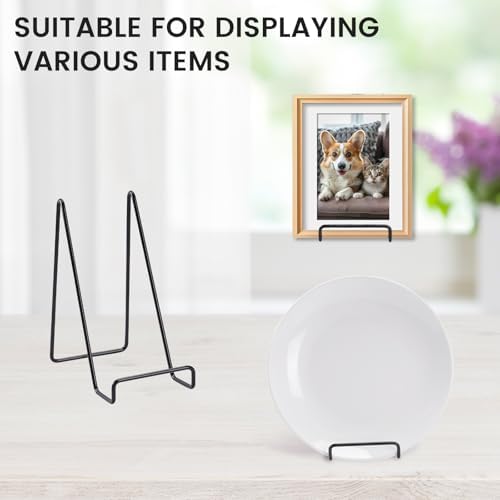 12 Pack 6 Inch Plate Stands for Display