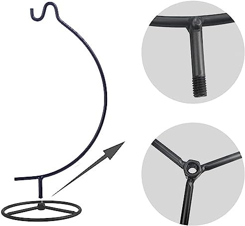 Stable Wooden Base Ornament Display Stand for Hanging Plants and Decor