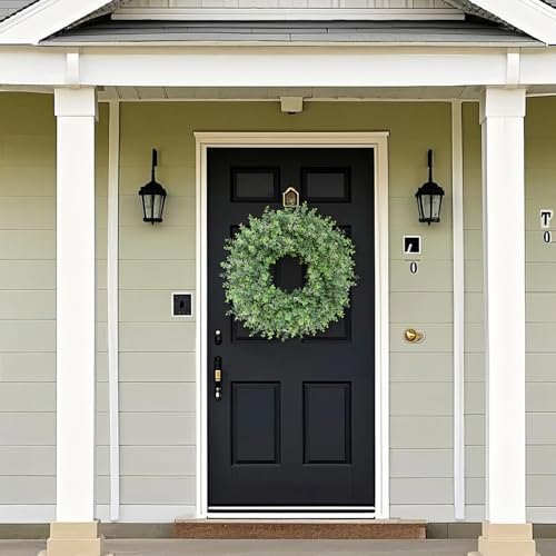 26 Artificial Eucalyptus Wreath with White Seeds