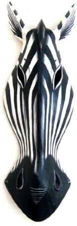 OMA African Zebra Giraffe Wall Mask Decor