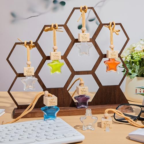 24 Pcs Star Shaped Glass Air Freshener Diffuser for Teacher Appreciation