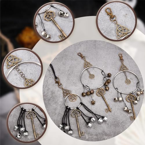 CREATCABIN 3Pcs Witch Bells Door Protection Hangers