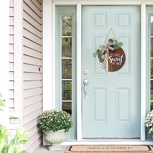 TOARTi 3D Welcome Door Wreath Decor Sign