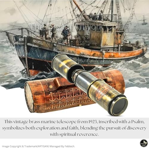 Scout Sailor Brass Telescope 19 Inch Vintage Decor