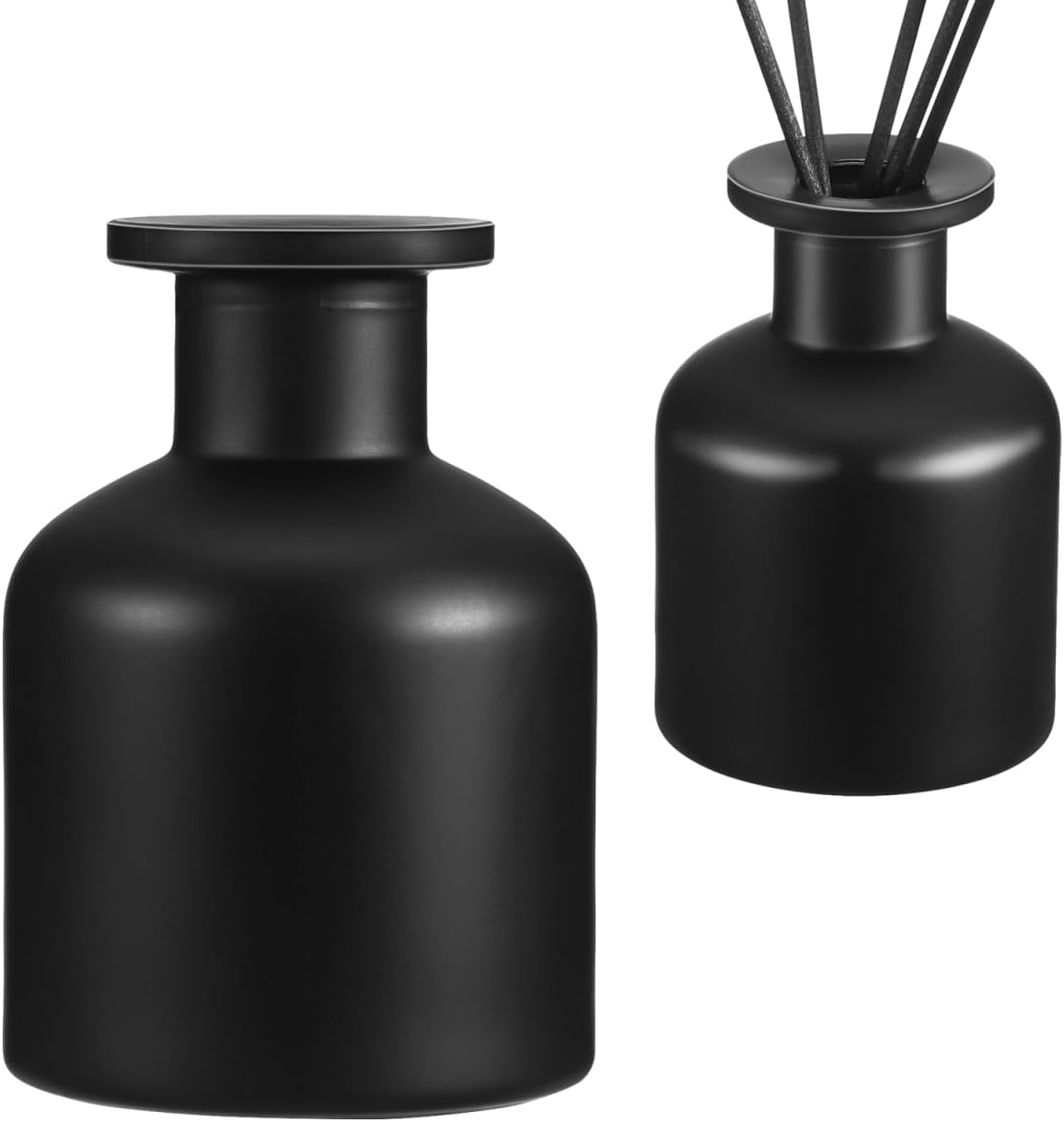 NOLITOY 2PCS Empty Glass Diffuser Bottle Set