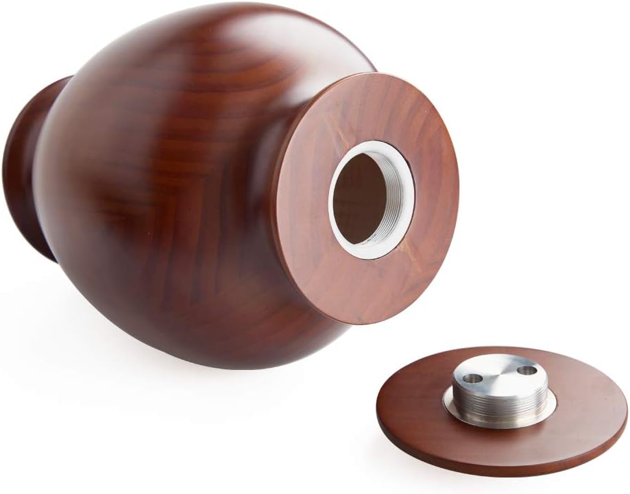 Elegant Wood Cremation Urn for Adult Ashes