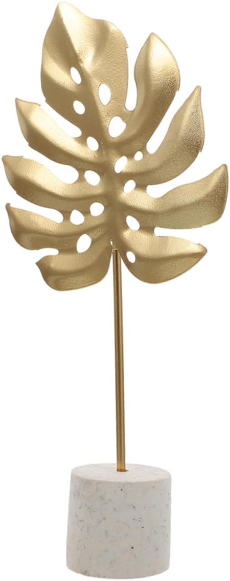 Wakauto Light Luxury Iron Monstera Leaf Decor
