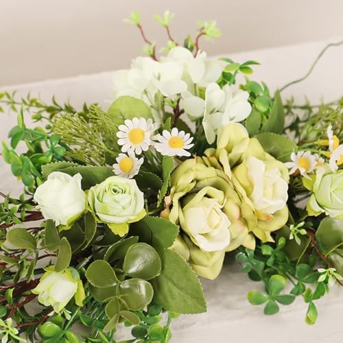 Lovmeety Artificial Flower Swag for Door Wall Decor