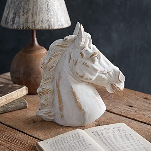 CTW Home Collection Horse Head Sculpture 11 Inch