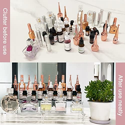 AZEAM 3 Tier Acrylic Display Riser Stand 2 Packs