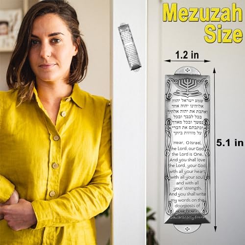 Zivosely Mezuzah Set Door with Scroll and Case
