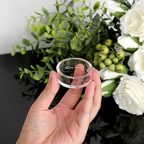 JUXYES 12 Clear Sphere Display Stands for Decorative Balls