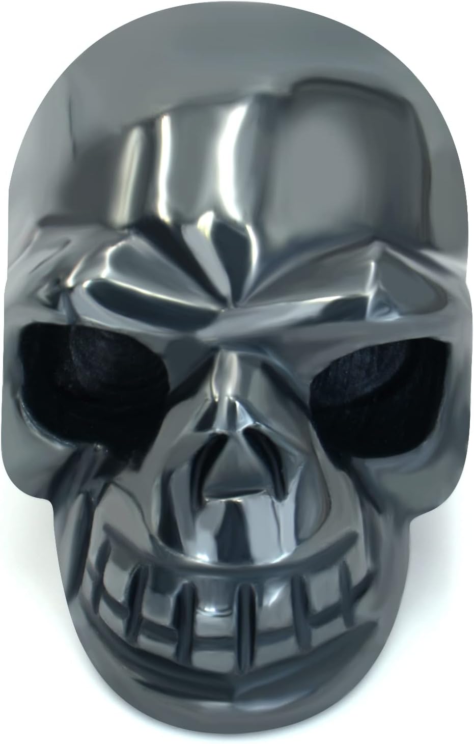 Skull Head Crystal Decoration - Halloween Statue 20 Inch Hand Carved