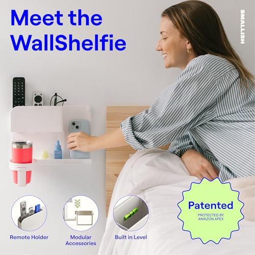 WallShelfie Floating Wall Organizer - Clutter Free Storage