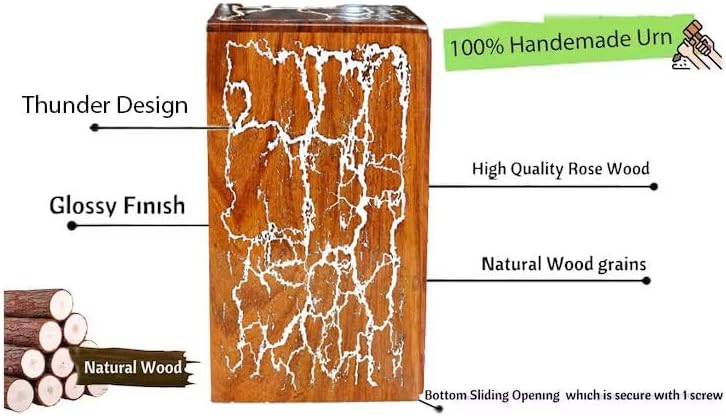 Best Urn for Human Ashes Large Wooden Cremation Urn