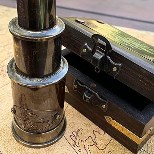 Antique Brass Victorian Telescope Decorative Gift