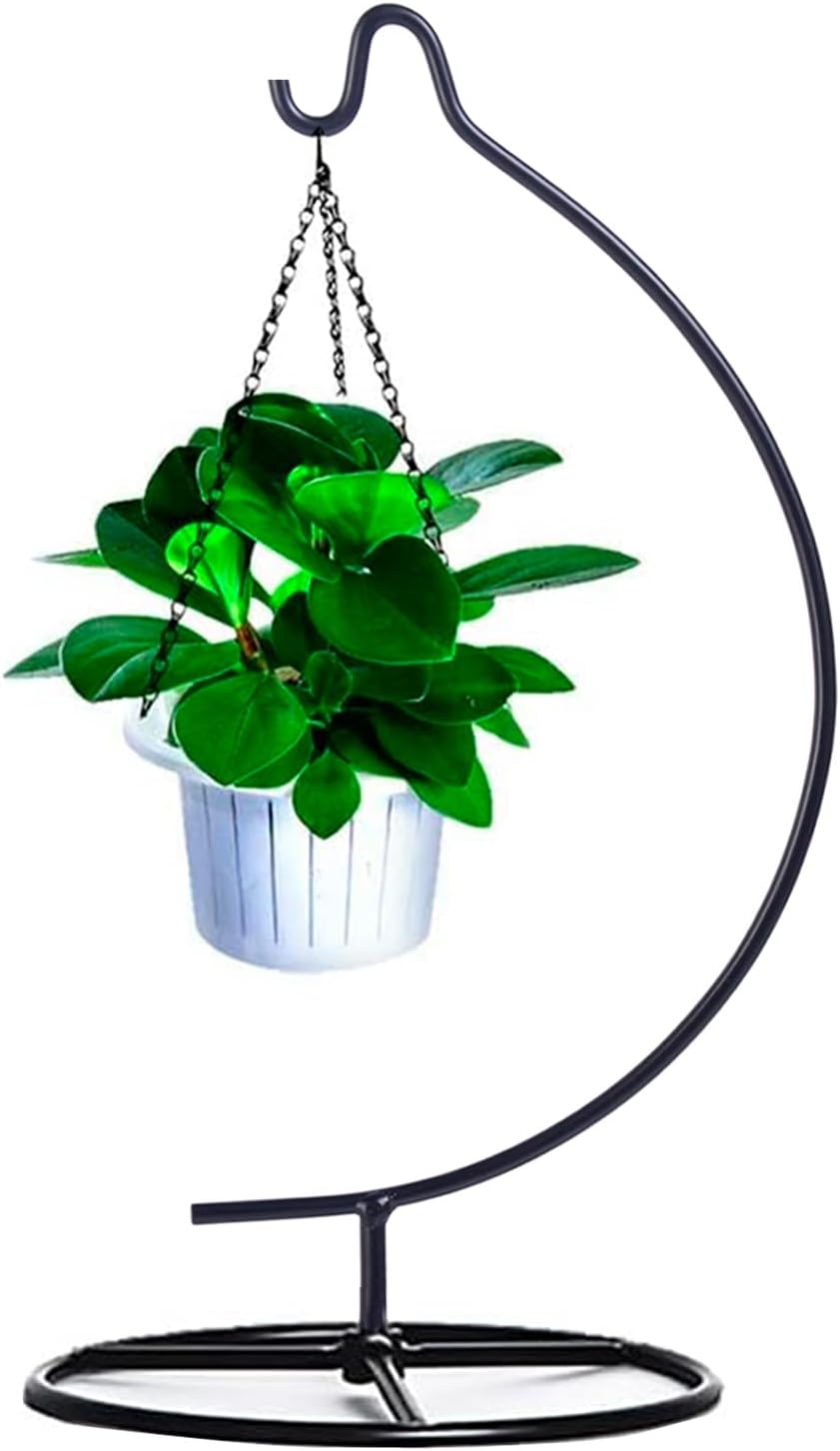 Stable Wooden Base Ornament Display Stand for Hanging Plants and Decor