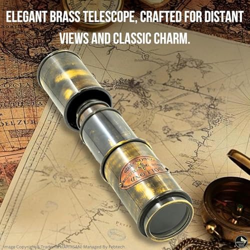 Scout Sailor Brass Telescope 19 Inch Vintage Decor