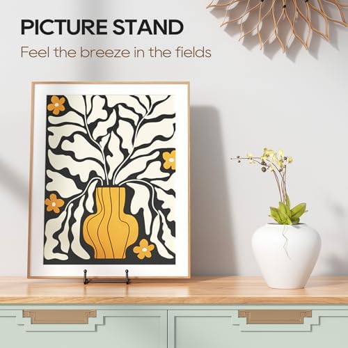 HONGYUTAI 3 Pack 12 Inch Plate Stands Display Holders Black