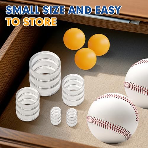 Small Clear Display Stand Holder Ring for Balls Collections