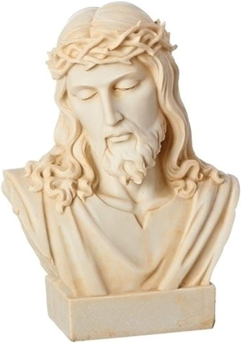 Roman Jesus Bust Ivory Color 1