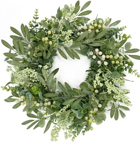 Green Eucalyptus Wreath Front Door Decor