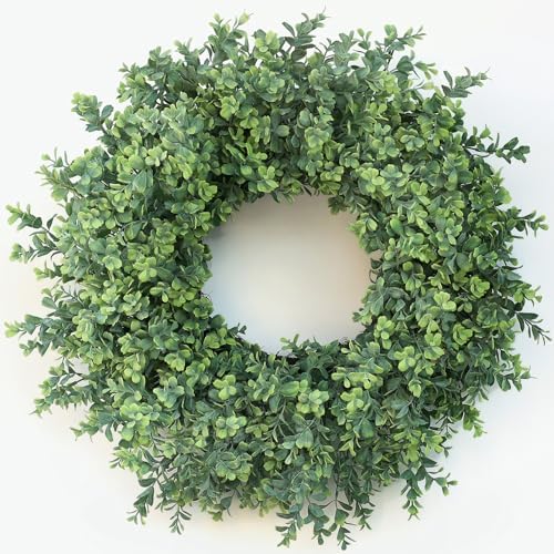 26 Artificial Boxwood Wreath for Front Door