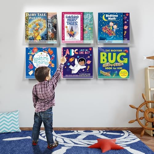 Laurensory Vinyl Record Wall Mount Holder 6 Pack