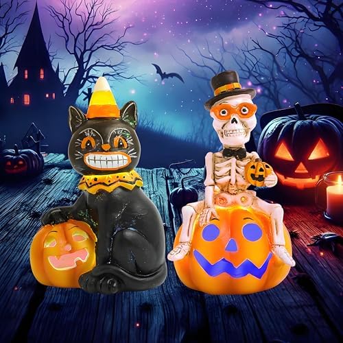 GoGnome Vintage Halloween Decorations 2-Pack